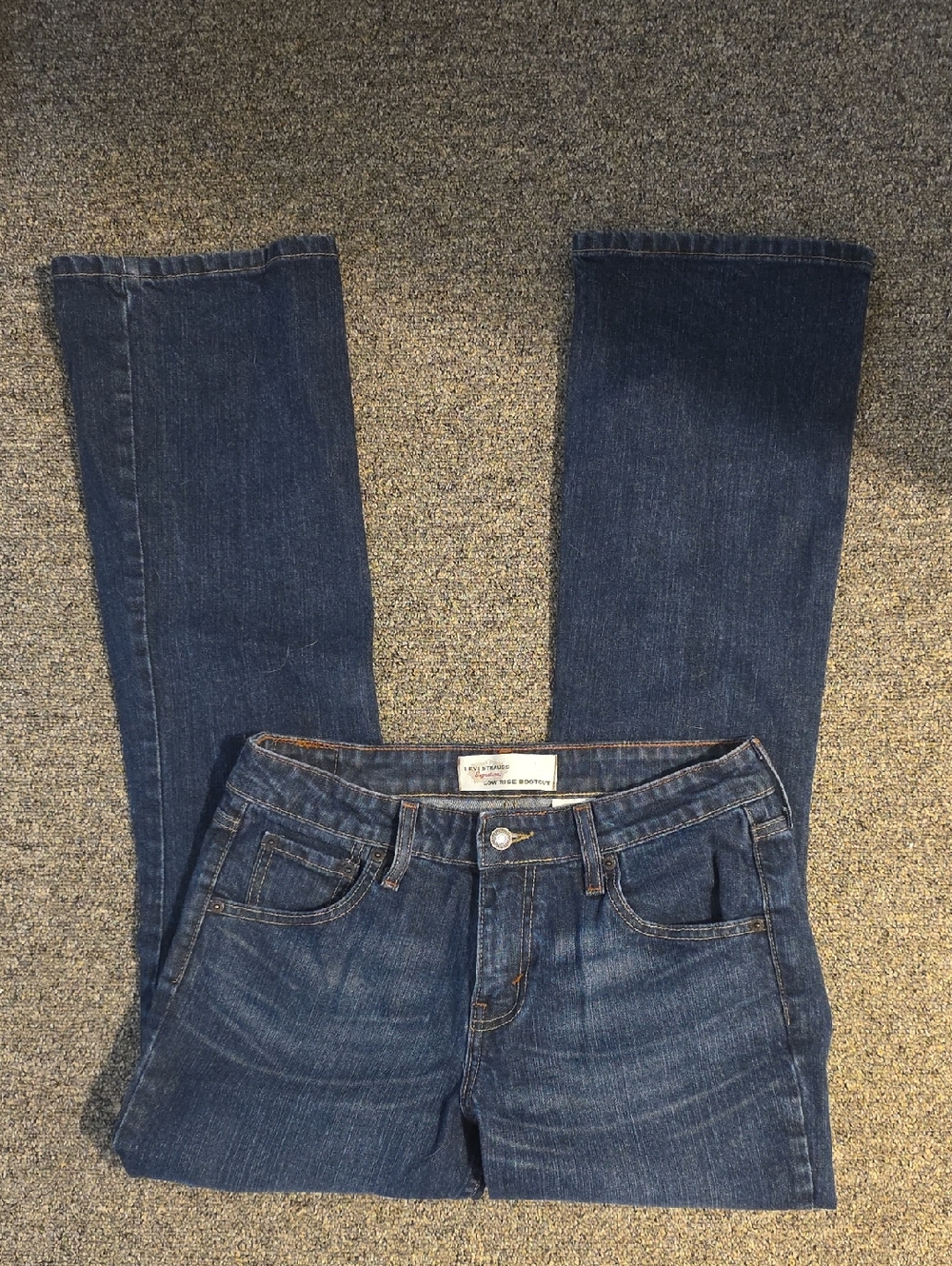 Levi's Dark Blue Low Rise Bootcut Women's Jeans